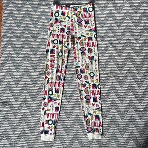 Hanna Andersson Christmas FALALA Holiday Comfy Pajama PJ Pants Size 12 US